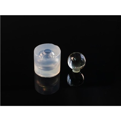 Силиконовый молд шарика, d=25 мм, h=23 мм