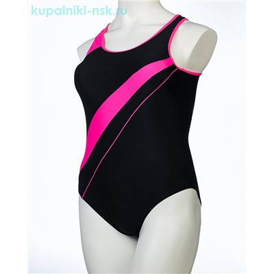 383 F Купальник сплошной спортивный (50-58)