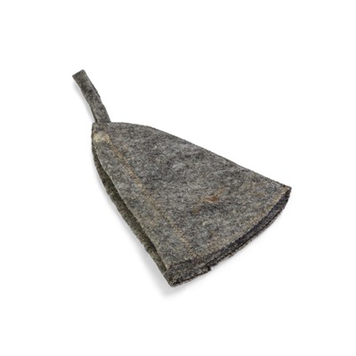 Набор для бани, 3 предмета: шапка, рукавица, коврик, серый, «Добропаровъ»