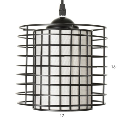 Светильник BayerLux «Одри» E27 40 Вт черный 18×18×17 см