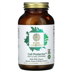 Pure Synergy, Cell Protector, средство для поддержки клеток и ДНК, 120 капсул