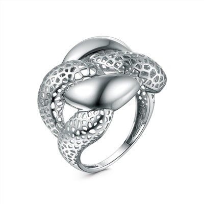 Кольцо из серебра родированное К-4129-Р