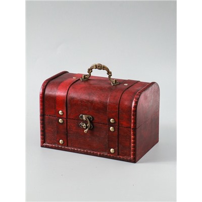 УЦЕНКА Набор шкатулок для украшений дерево «Сундук. Винтаж», 3 шт.: 10.5×7.5×7.5 см; 17×9.5×10 см; 19.5×13×13 см 382