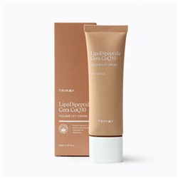 Trimay Лифтинг-крем с коэнзимом Q10 ,комплексом пептидов и идебеноном LipoDipeptide Cera CoQ10 Volume Lift Cream