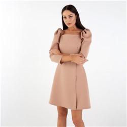 Платье женское мини MIST, размер 48, бежевое