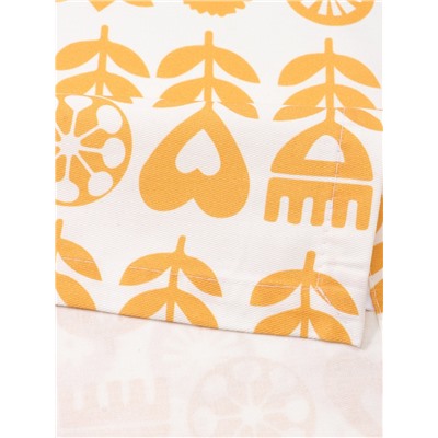 Дорожка на стол «Этель» Yellow garden 40×149 см, 100% хлопок, саржа 190 г/м², белая/жёлтая