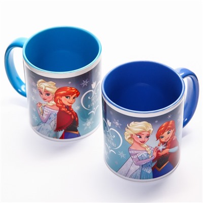 Кружка керамическая «Верь в сказку!», 350 мл, Холодное сердце МИКС