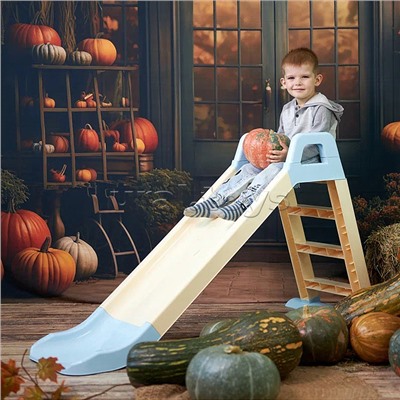 Горка детская OKIKID голубая 78х135х60 см