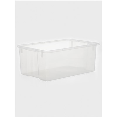 Контейнер для хранения Porter, 50 л, 66×42×26 см, с крышкой, прозрачный