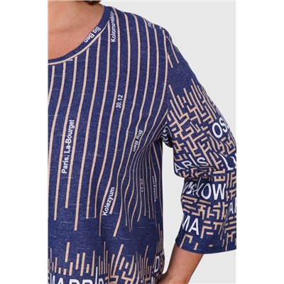 Живопись - туника синий