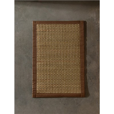 Коврик плетёный из сиграса, 60×40×0.7 см
