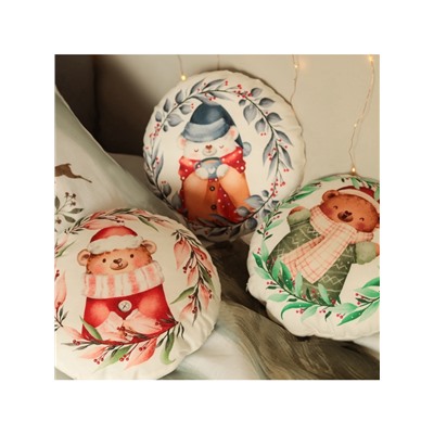 Подушка декоративная новогодняя «Этель. Теплые объятия» 32×32 см