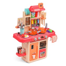 Игровой набор кухня "Давай готовить" цвет пудровый, в коробке
