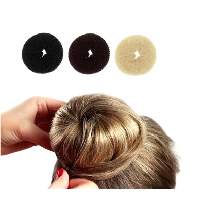 Бублик для волос Беж (10см)