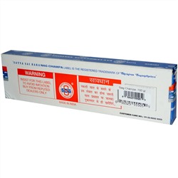 Sai Baba, Satya, Nag Champa, Agarbatti, Ароматические палочки, 100 г