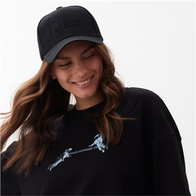 Футболка женская MIST Moon, размер 46, чёрная