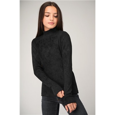 Детская базовая водолазка в рубчик Happyfox