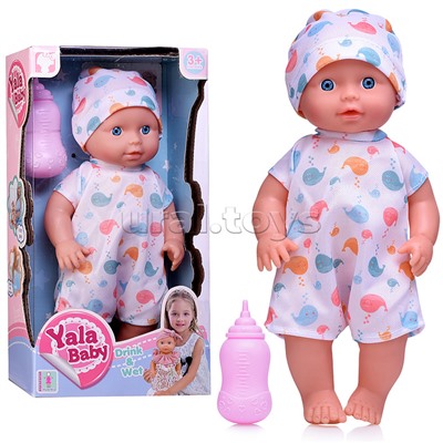 Пупс "Сережа" (пьет, писает) с аксессуарами, в коробке