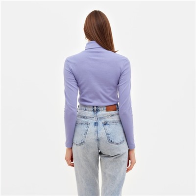 Водолазка женская MINAKU: Basic line, размер 44, сиреневая
