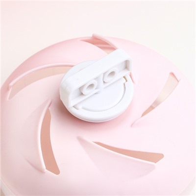 Колесо для грызунов, 11 см, тихое, пластик, розовое