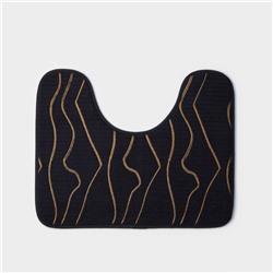 Коврики для ванной и туалета Доляна Lightning, 2 шт., 40×50 см, 50×80 см