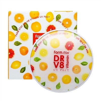 Farm Stay Компактная пудра с витаминами + сменный блок SPF 50/PA+++, №21 17908