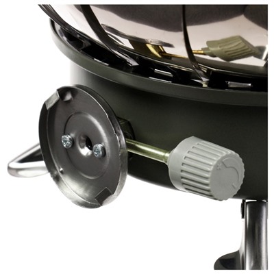 Плита газовая портативная maclay, для кемпинга, с ветрозащитой, 17×13 см, большая, круглая