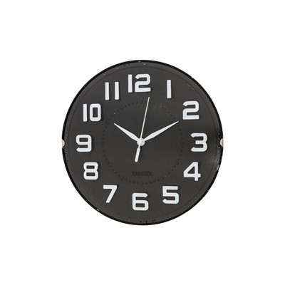 УЦЕНКА Часы настенные «Лесли», d=20 см, плавный ход, чёрные
