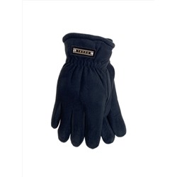 Утеплённые мужские перчатки цвет черный