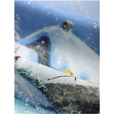 УЦЕНКА Скатерть Этель "Рождественский вечер" 150х220 см, с ВГМО, 100% хл, саржа 190 г/м2