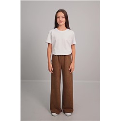 Брюки палаццо из футера для девочки Happyfox