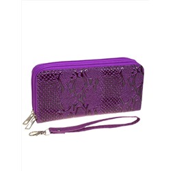 Женское портмоне из искусственной кожи, цвет фиолетовый