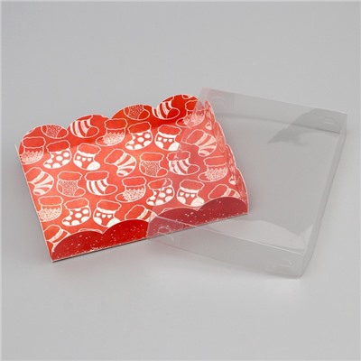 Коробка для печенья «Время чудес», 14×10.5×2.5 см, Новый год