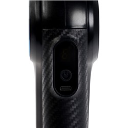 Массажёр для тела LEM-11, перкуссионный, 9 насадок, 9 режимов, чёрный