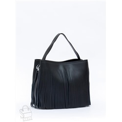 Сумка женская кожаная 2385-1Y black Polina&Eiterou