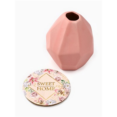 Ваза для цветов и подставка Sweet home, 9×7×7 см