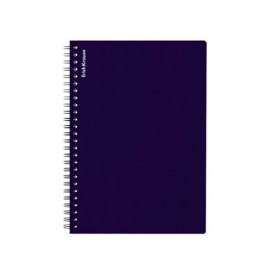 Тетрадь  80л клетка на спирали пластиковая обложка  "Reef" индиго 63643 ErichKrause