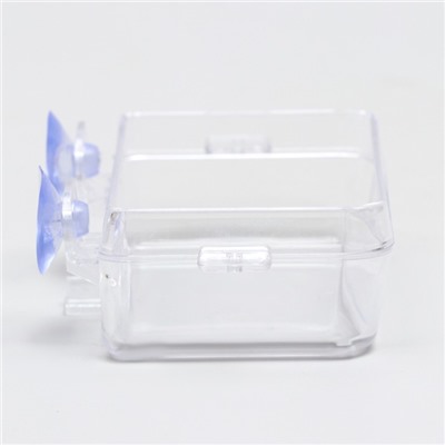 Кормушка NomoyPet для террариума на присосках, 10×4×7.5 см