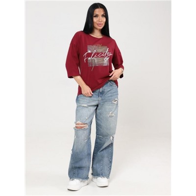 Футболка "Хоста" (Бордовый)