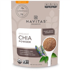 Navitas Organics, Органический порошок чиа, 227 г (8 унций)