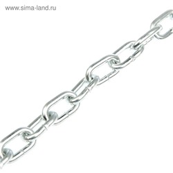 Цепь привязочная с коротким звеном, 19×4 мм, длина 3 м
