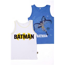 Комплект маек 22739 детских (2 шт.) BATMAN (Белый/светло-синий)