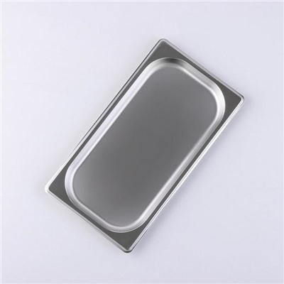 Гастроёмкость GN 1/3 Hanna Knövell, 20 мм, 32.7×17.6×2 см, толщина 0.6 мм, нержавеющая сталь