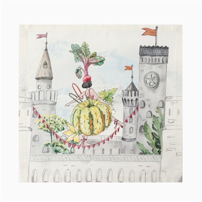 Набор салфеток «Этель» Circus show, 40×40 см - 4 шт., 100% хлопок., 190 г/м²