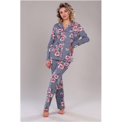 ТК 215 роз Пижама (Серый/розовый)