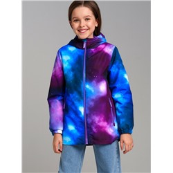 Куртка текстильная с полиуретановым покрытием для девочек (ветровка)