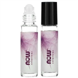 Now Foods, пустые стеклянные флаконы с шариковым аппликатором, 6 шт. по 10 мл (1/3 жидк. унции)