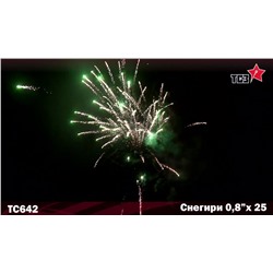 Фейерверк РС6390 Снегири (0,8" х 25)