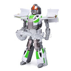 Трансформер 2в1 Bondibot. Робот-поезд, цвет зелёный, BOX 27,6х21,3х10,9см