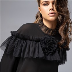 Блуза изящная и женственная, Мелодия сердца (ночь)